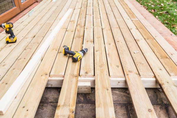 Cost of Damaged Deck Boards Repair in Cary
