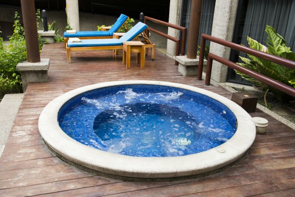 Hot Tub Deck Construction in Cary